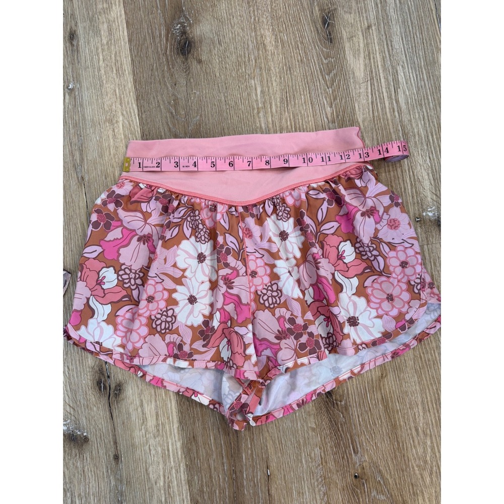 Aerie‎ OFFLINE Real Me Skort Shorts Bundle Festival Women M Pink Floral Leopard - Picture 4 of 15